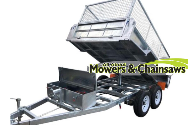 10x5 TRAILER GAL HYDRAULIC TIPPER WITH CAGE