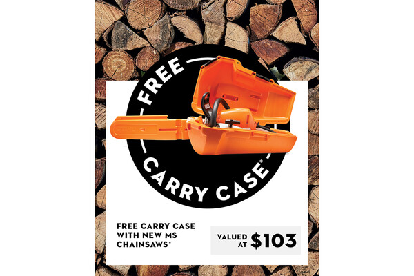 FREE CARRY CASE WITH ANY NEW MS MODEL SAW