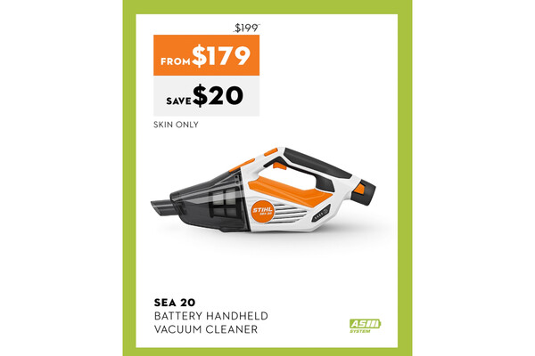 STIHL SEA 20 HAND HELD BATTERY VACUUM CLEANER KIT 